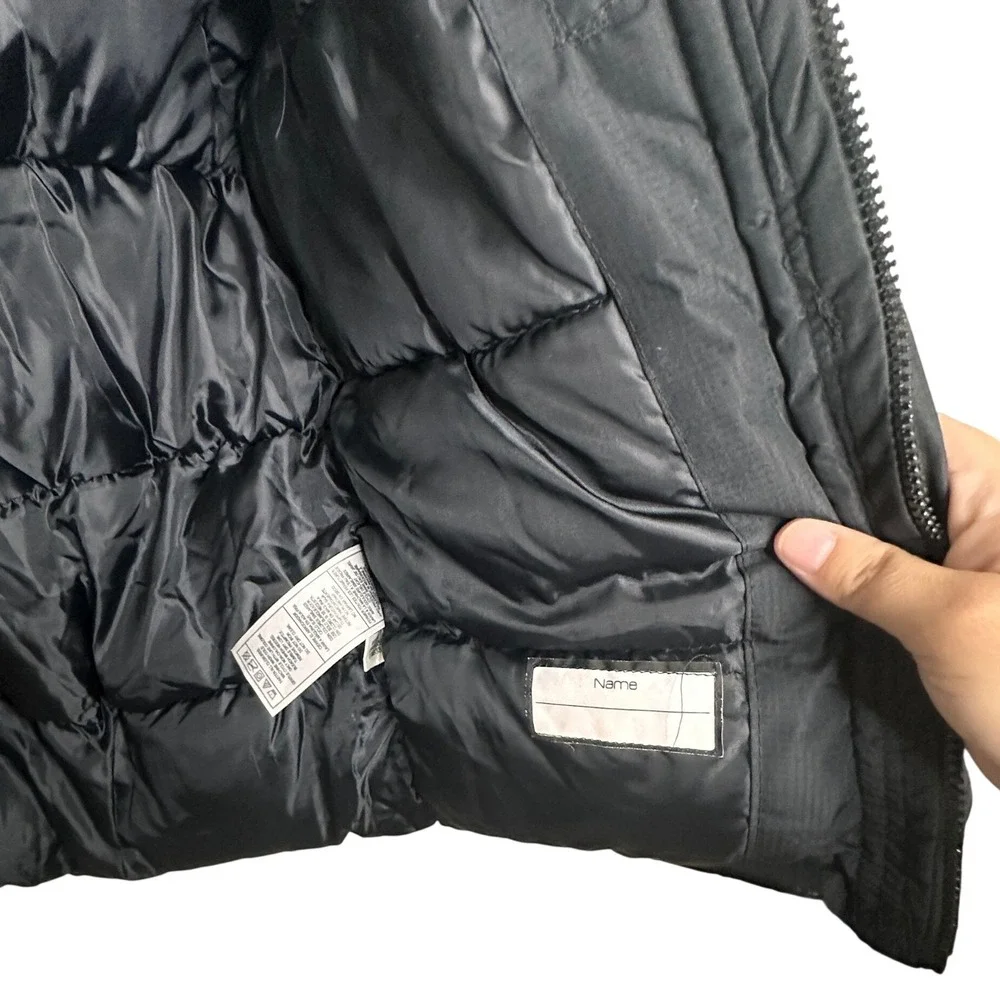 Reebok Kids Black Puffer Jacket Detachable Hood Ripstop Winter Coat Size S‎ 8